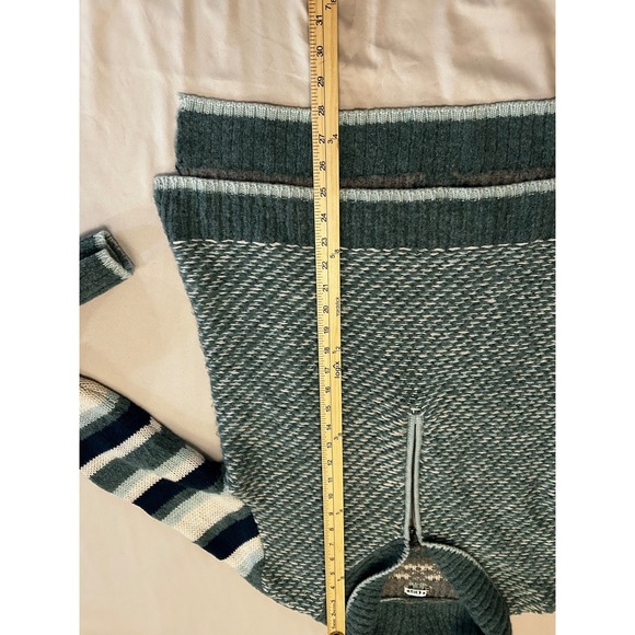 Smartwool x CHUP Sweater Womens S Green Half Zip Wool Blend Oversized Cozy - Picture 9 of 9